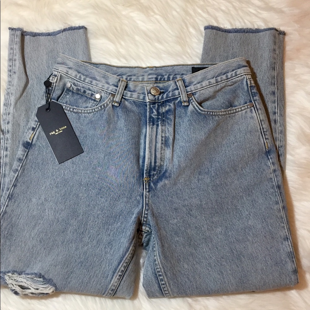 Rag&Bone Mdson w/hole high rise skinny sz29 NWT - Picture 3 of 5